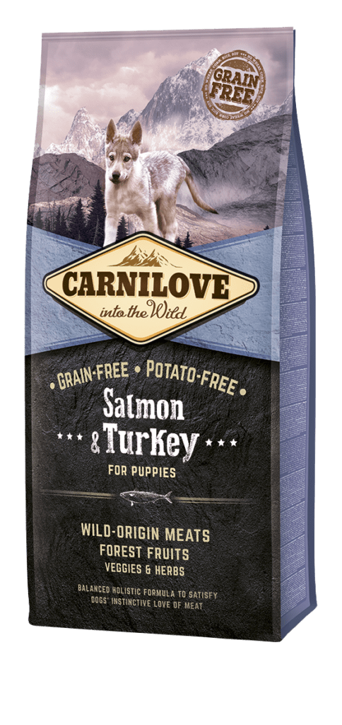 carnilove salmon and turkey puppy