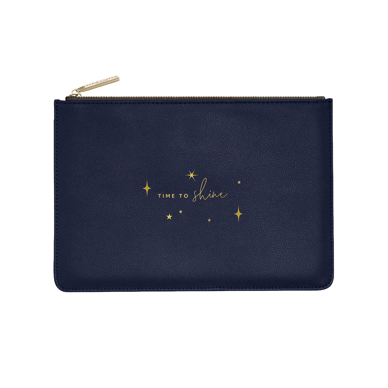 Perfect Pouch, Time To Shine, Metallic Navy | The Garden Society